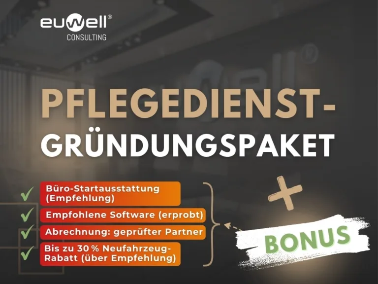 Pflegedienst-Gründungspaket mit Bonus